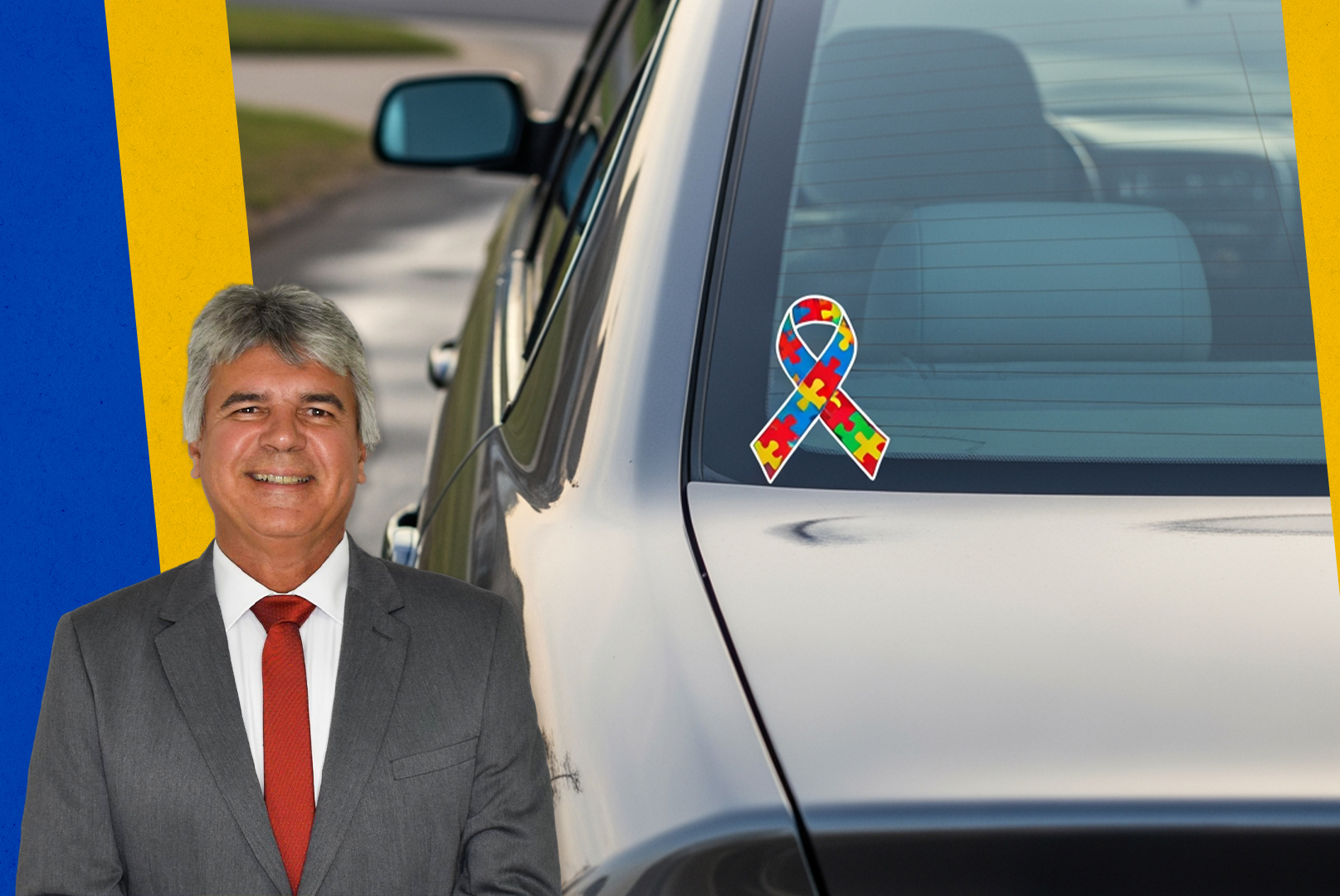 Agora é Lei: Petrópolis passa a fornecer gratuitamente adesivos de identificação para veículos que transportam pessoas com TEA