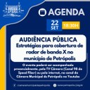 Audiência pública vai discutir o uso de radar de banda X para aprimorar alertas meteorológicos em Petrópolis Audiência pública vai discutir o uso de radar de banda X para aprimorar alertas meteorológicos em Petrópolis