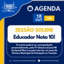 Prêmio Educador Nota 10 será entregue nesta quarta-feira