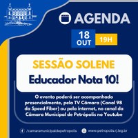 Prêmio Educador Nota 10 será entregue nesta quarta-feira